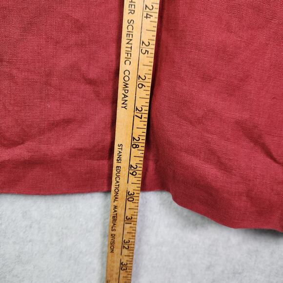 Lauren Ralph Lauren Linen Sport Coat Blazer Jacket 36R Men Preppy Rust Red Fall - Picture 11 of 15